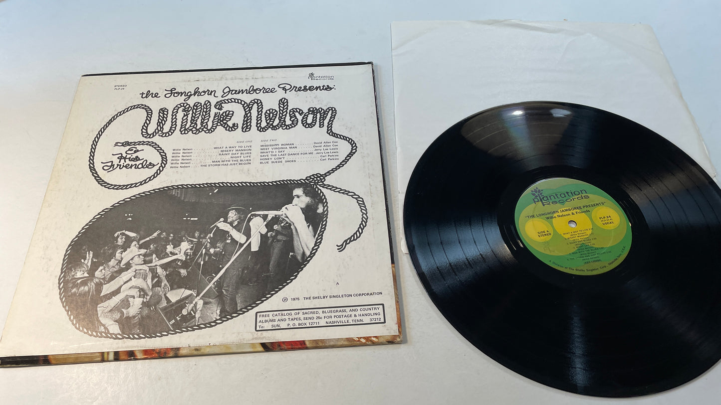 Willie Nelson The Longhorn Jamboree Presents Willie Nelson & His Friends Used Vinyl LP VG+\G+