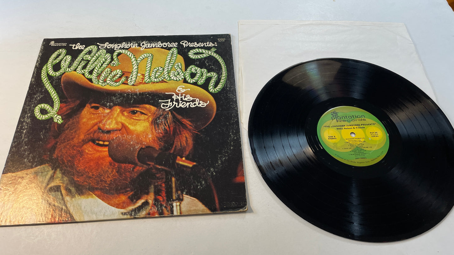 Willie Nelson The Longhorn Jamboree Presents Willie Nelson & His Friends Used Vinyl LP VG+\G+