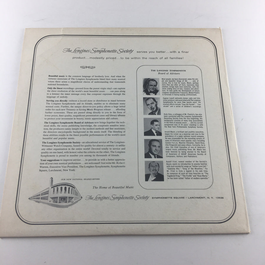 The Longines Symphonette Masterpieces Of Music Used Vinyl LP VG+\VG+