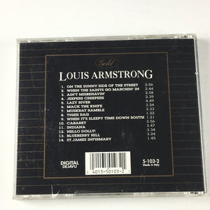 The Louis Armstrong Gold Collection Used CD VG+\VG+