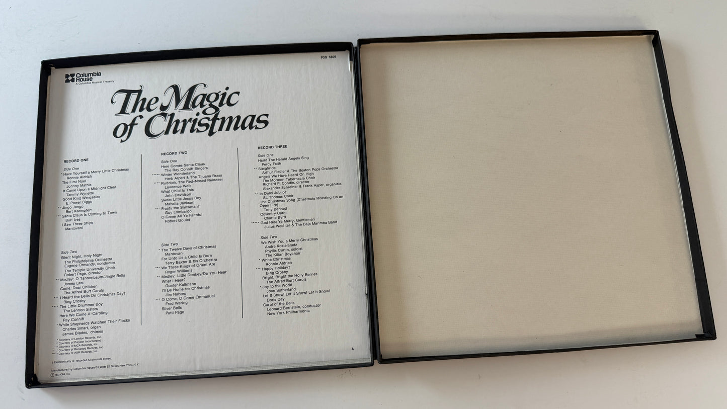 Various The Magic Of Christmas Used Vinyl Box Set VG+\VG+