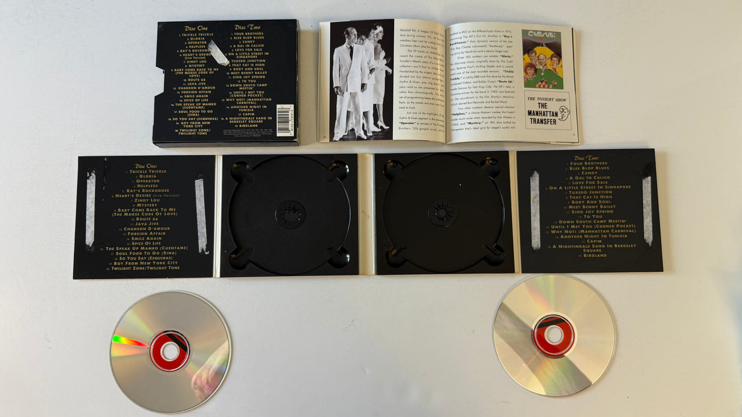 The Manhattan Transfer The Manhattan Transfer Anthology • Down In Birdland Used CD VG+\VG
