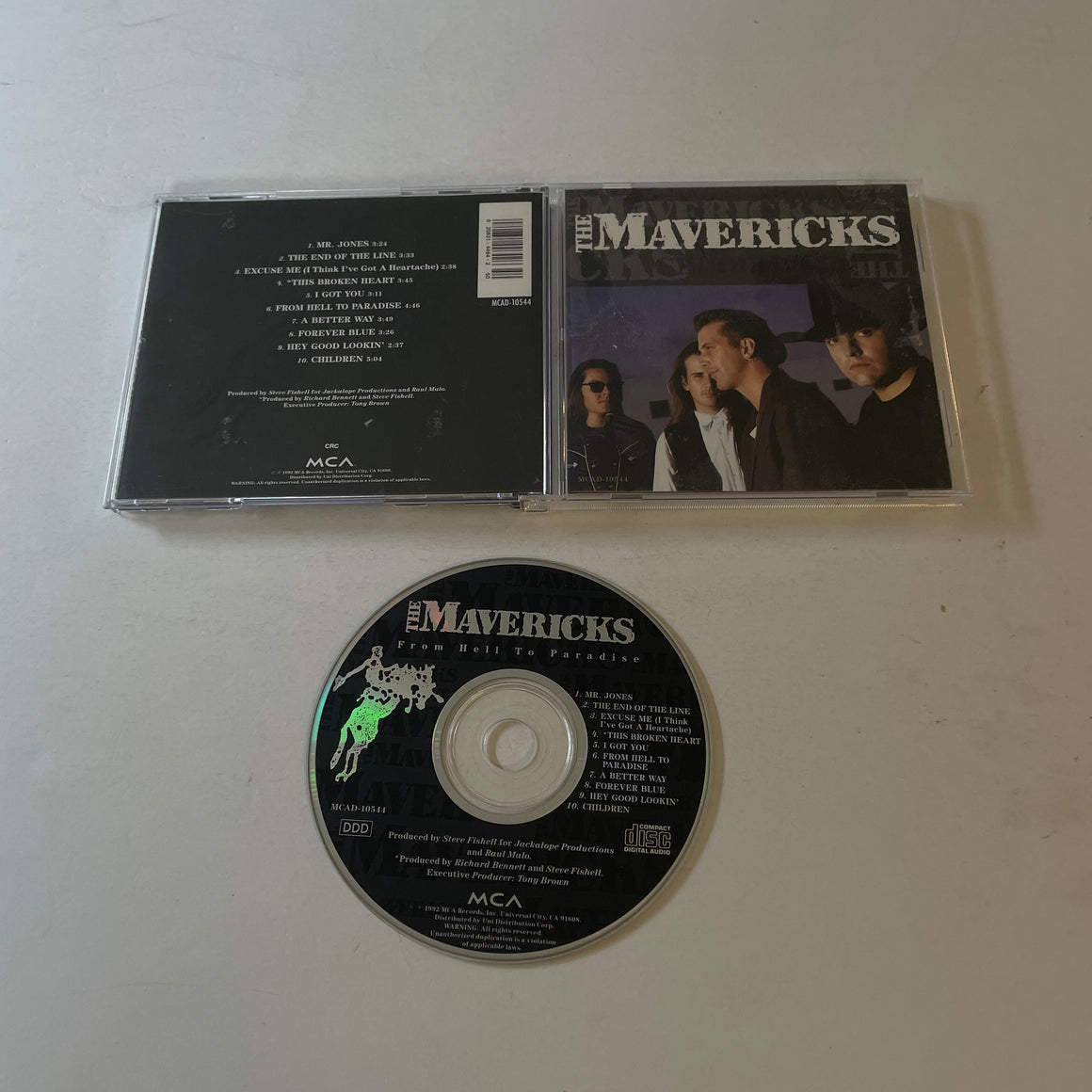 The Mavericks From Hell To Paradise Used CD VG+\VG+