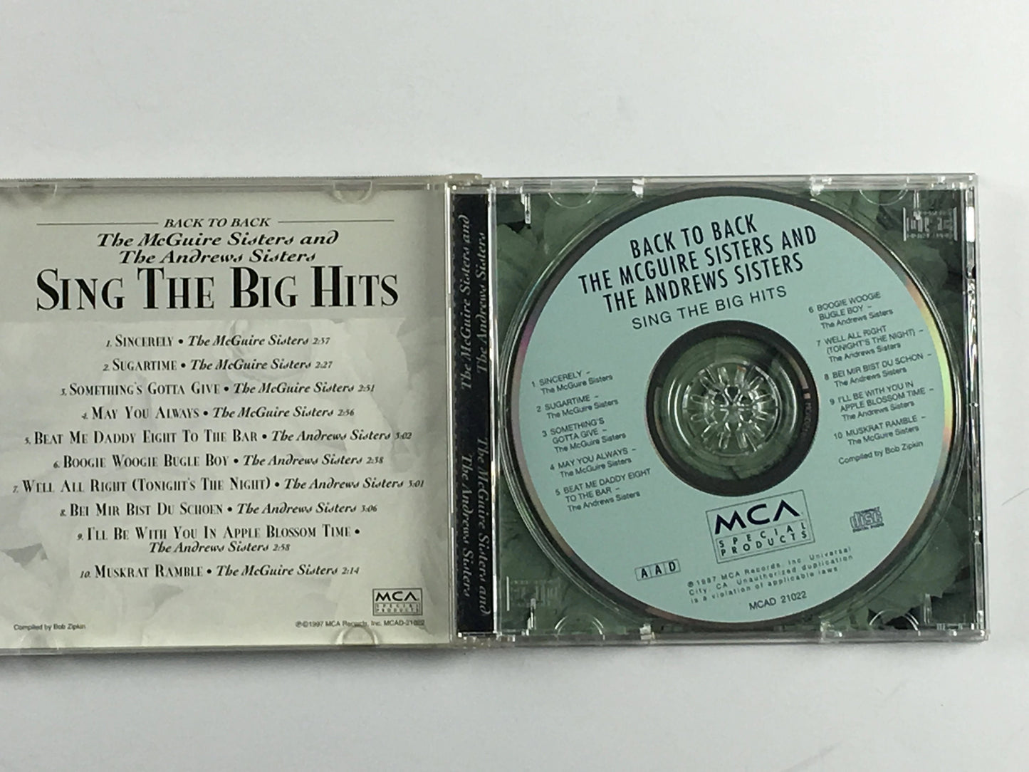 The McGuire Sisters And The Andrews Sisters Sing The Big Hits Used CD VG+\VG+