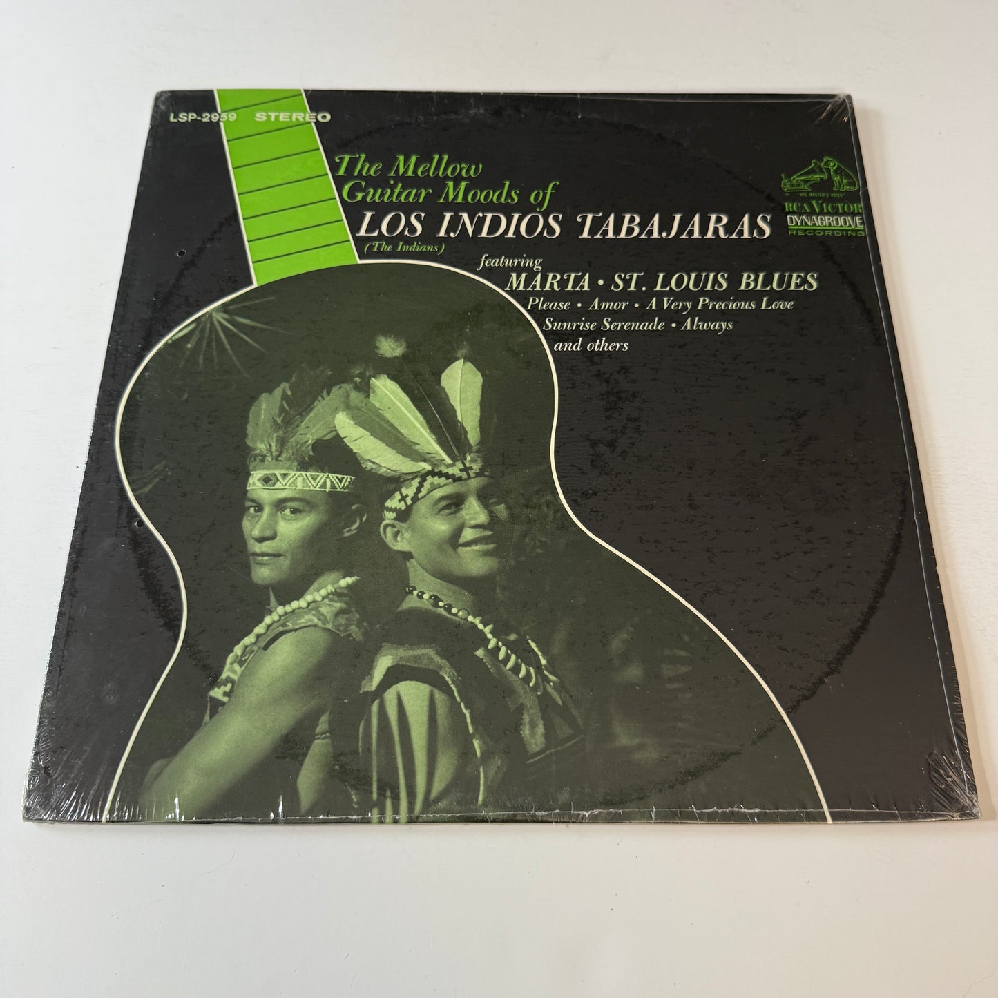 Los Indios Tabajaras The Mellow Guitar Moods Of Los Indios Tabajaras (The Indians) New Vinyl LP M\VG+