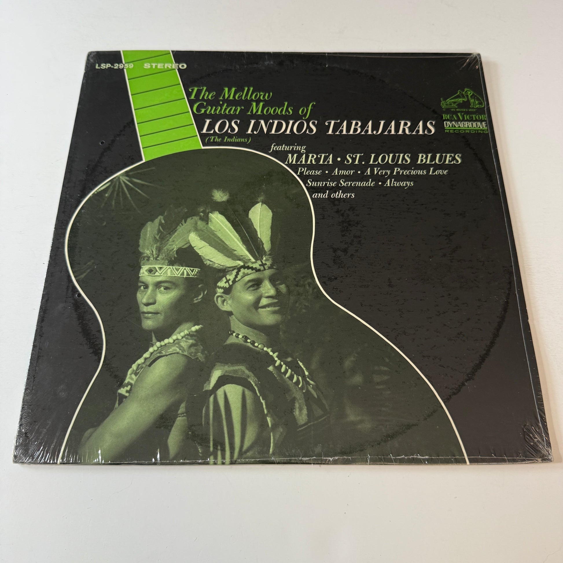 Los Indios Tabajaras The Mellow Guitar Moods Of Los Indios Tabajaras (The Indians) New Vinyl LP M\VG+
