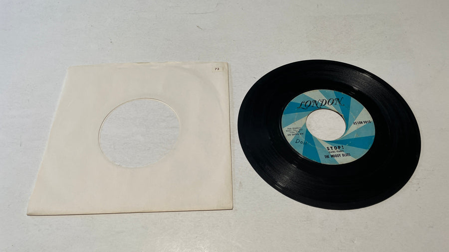 The Moody Blues Bye Bye Bird / Stop! Used 45 RPM 7" Vinyl VG+\VG+