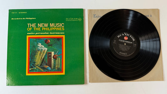 Leopoldo Silos The New Music Of The Philippines - Native Percussion Instruments Used Vinyl LP VG+\VG