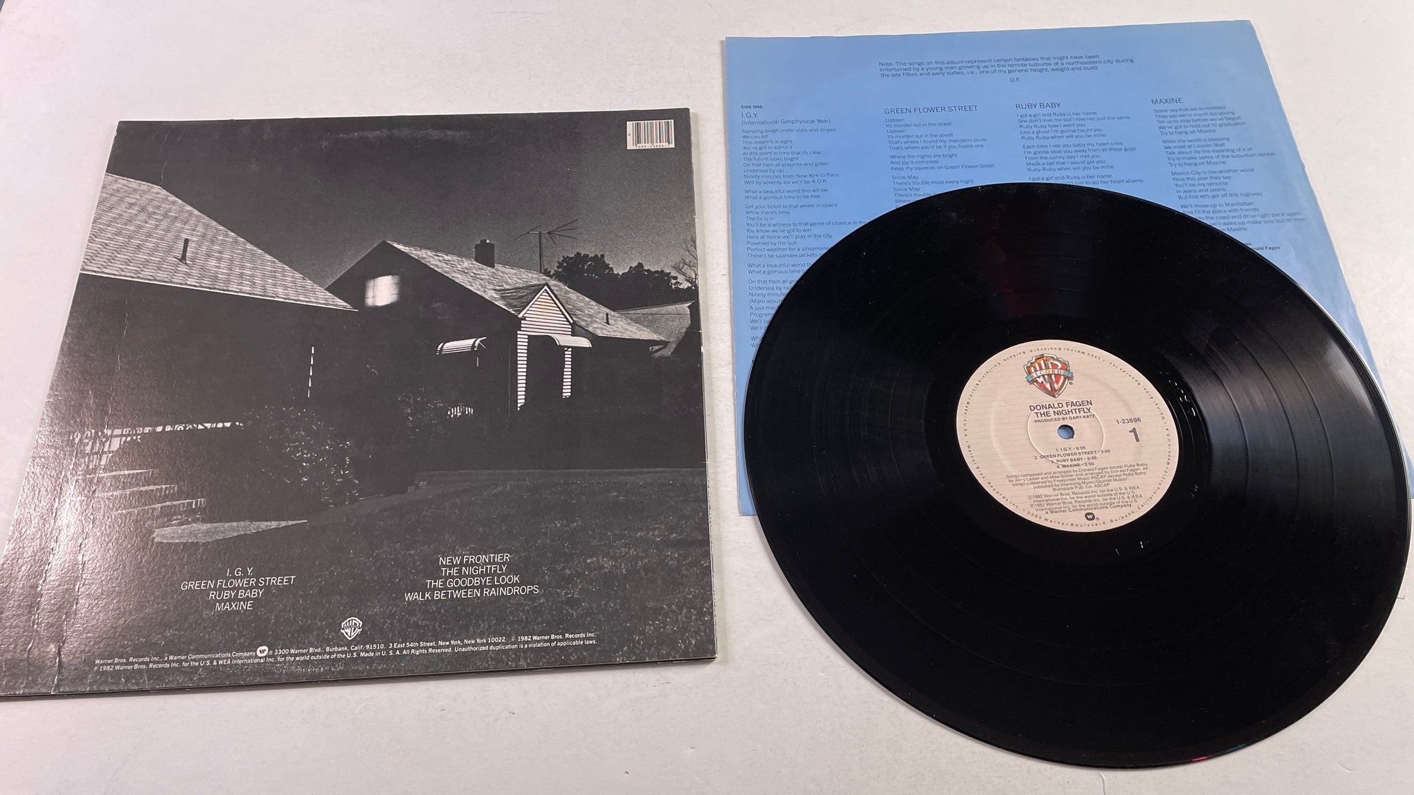 Donald Fagen The Nightfly Used Vinyl LP VG+\VG - Slow Turnin Vinyl