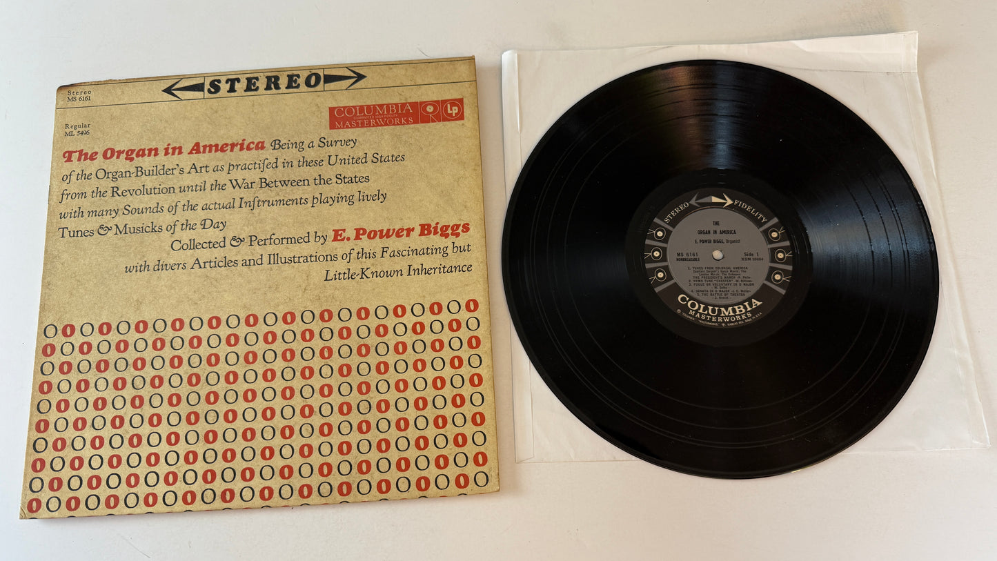 E. Power Biggs The Organ In America Used Vinyl LP VG+\VG+