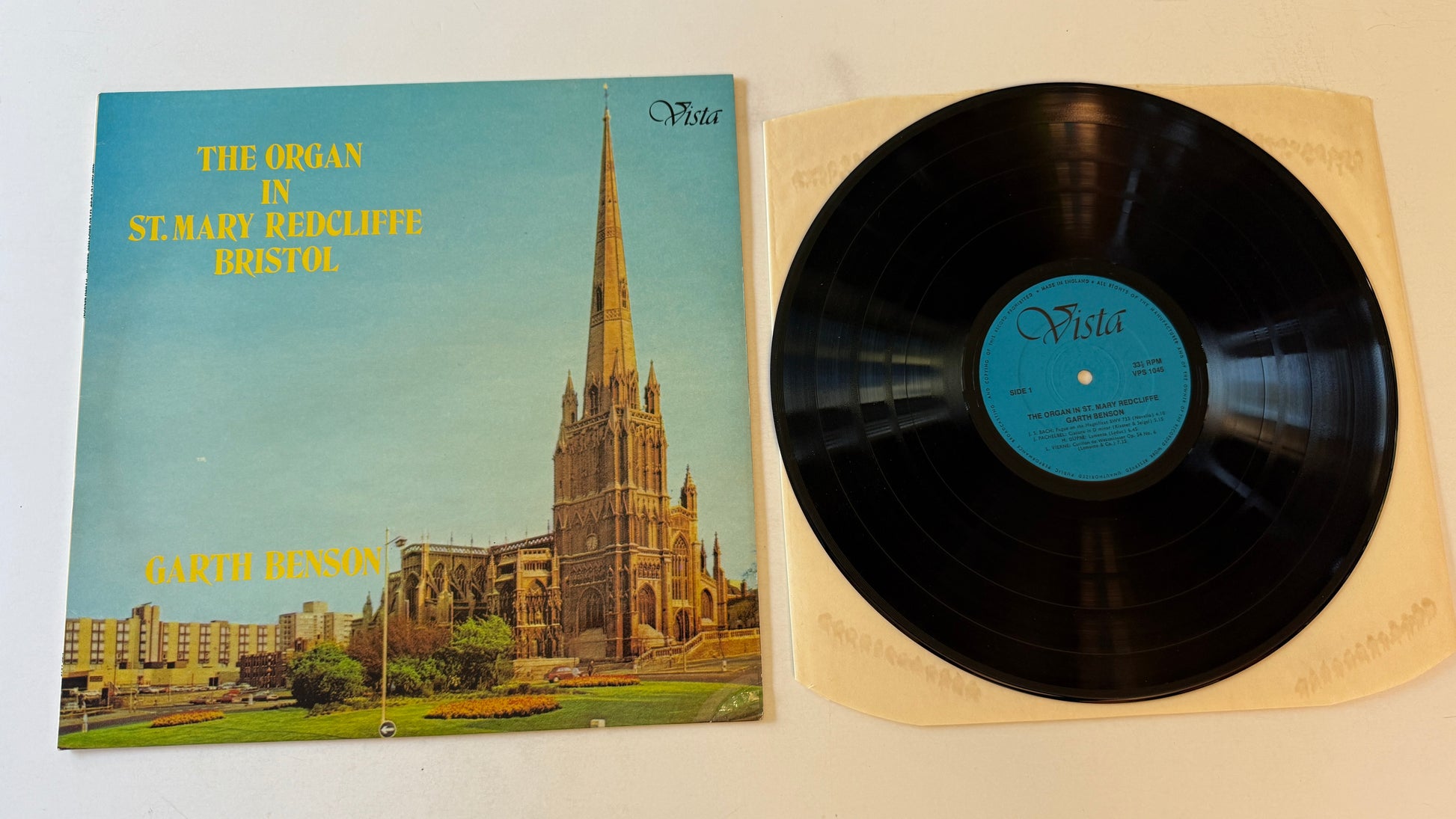 Garth Benson The Organ In St. Mary Redcliffe Bristol Used Vinyl LP VG+\VG+