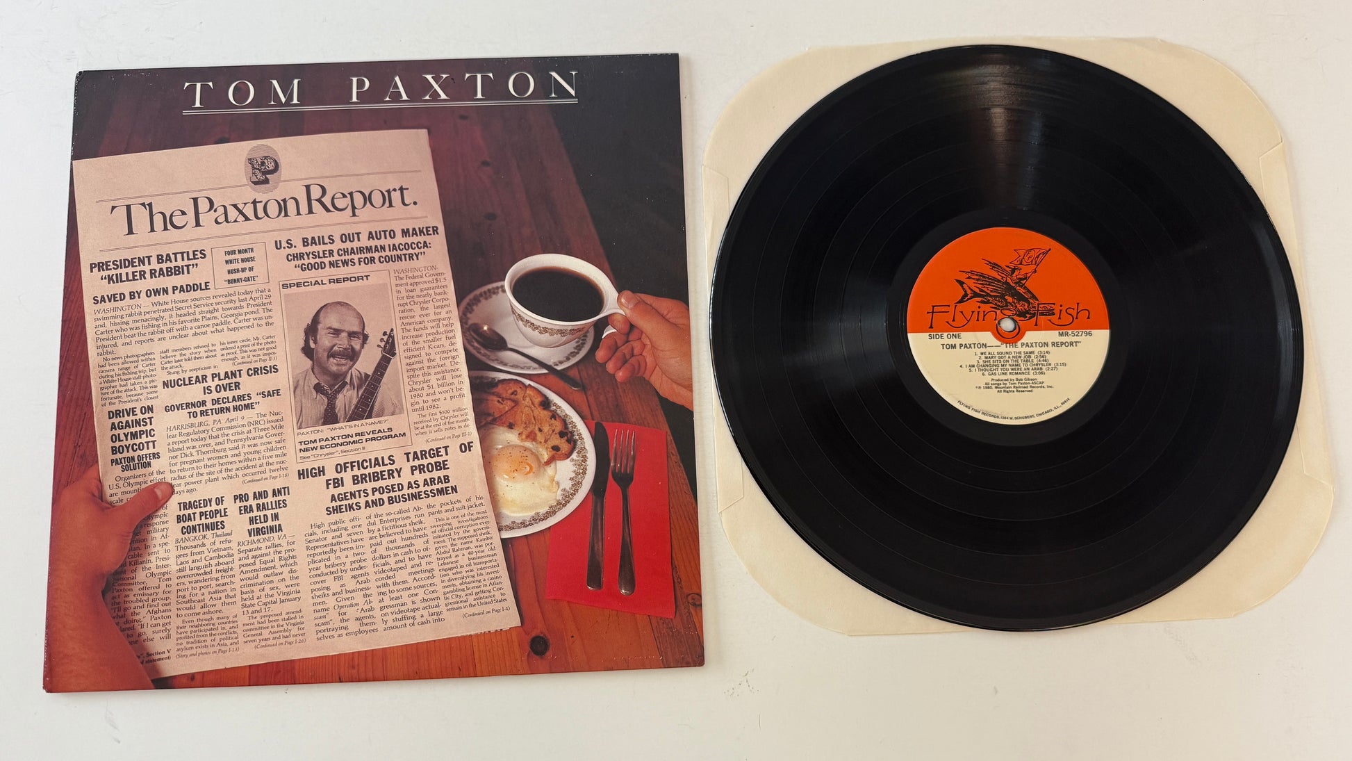 Tom Paxton The Paxton Report Used Vinyl LP VG+\VG