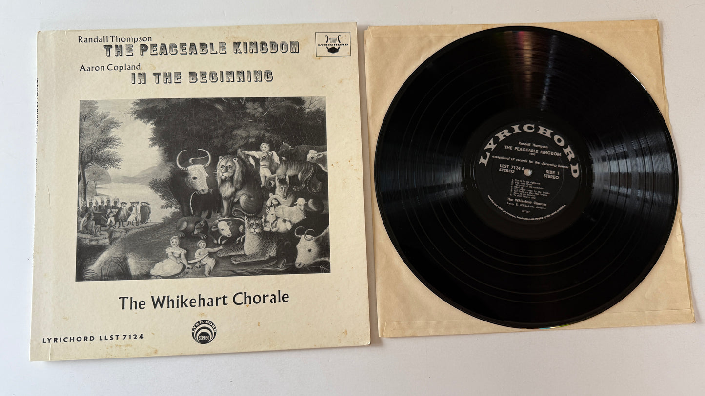 Randall Thompson The Peaceable Kingdom / In The Beginning Used Vinyl LP VG+\VG