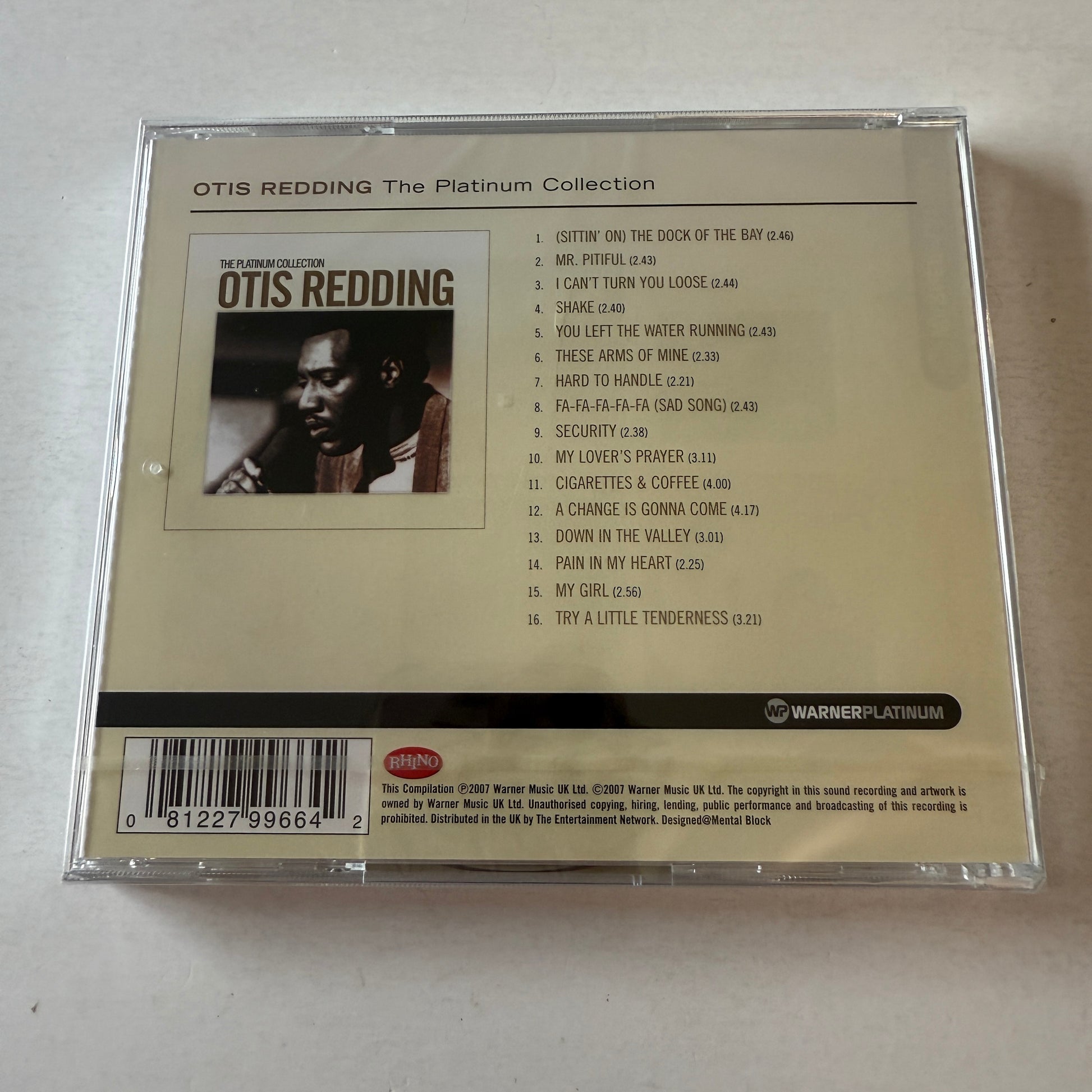 Otis Redding The Platinum Collection New Sealed CD M\M