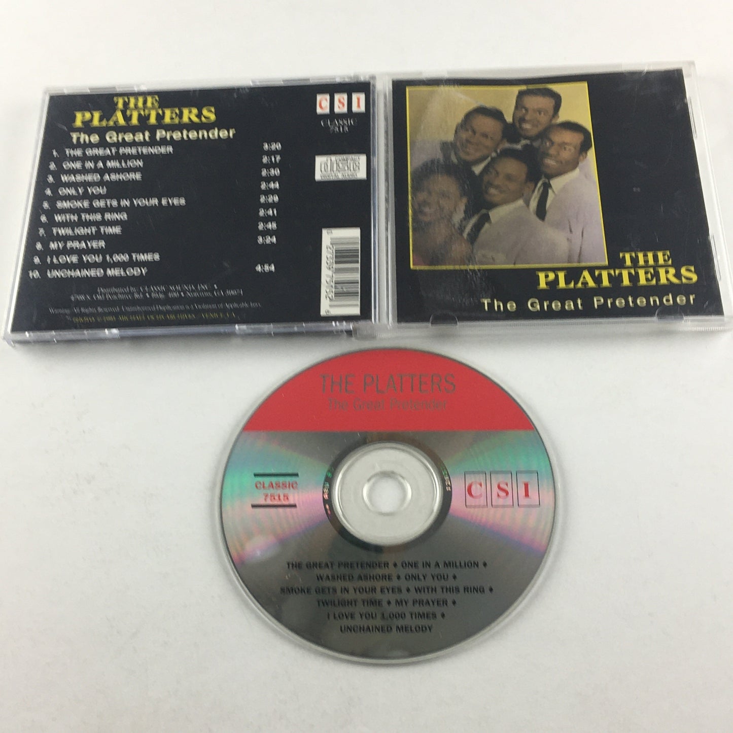 The Platters The Great Pretender Used CD VG\VG Silver