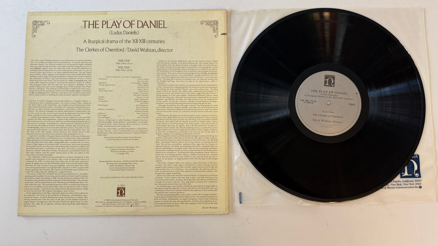 The Clerkes Of Oxenford The Play Of Daniel (Ludus Danielis) Used Vinyl LP VG+\VG