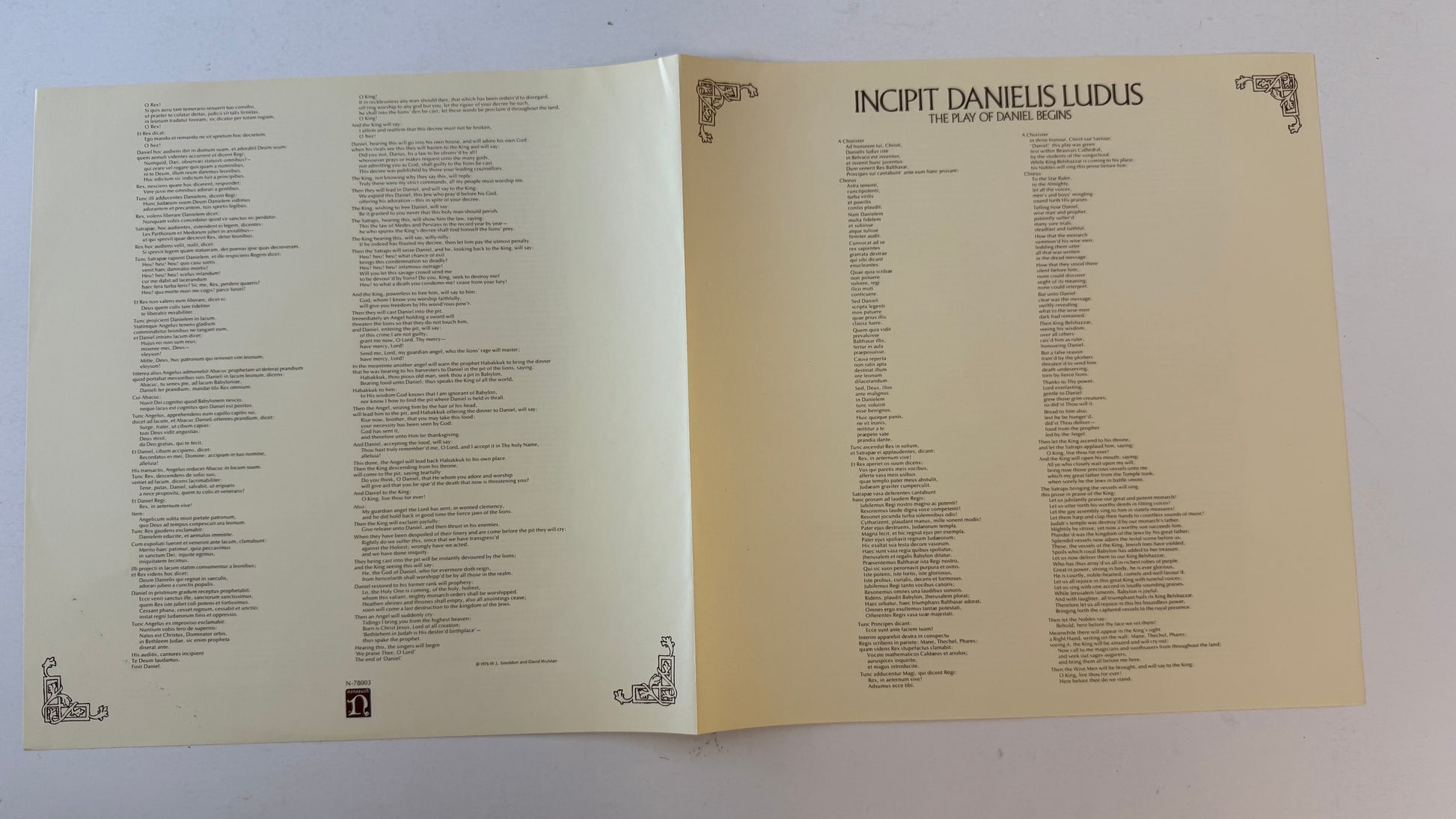 The Clerkes Of Oxenford The Play Of Daniel (Ludus Danielis) Used Vinyl LP VG+\VG