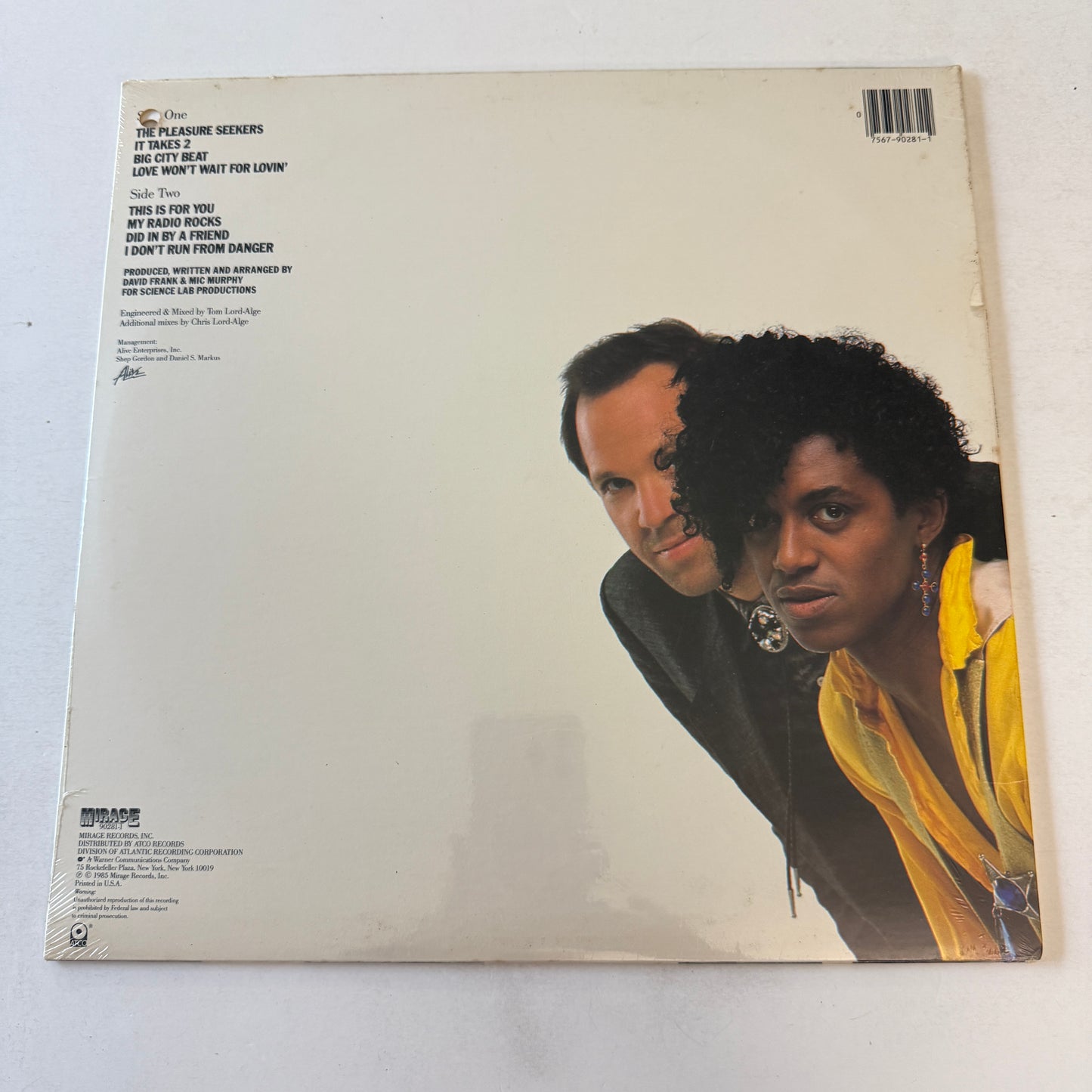 The System The Pleasure Seekers Used Vinyl LP VG\VG+