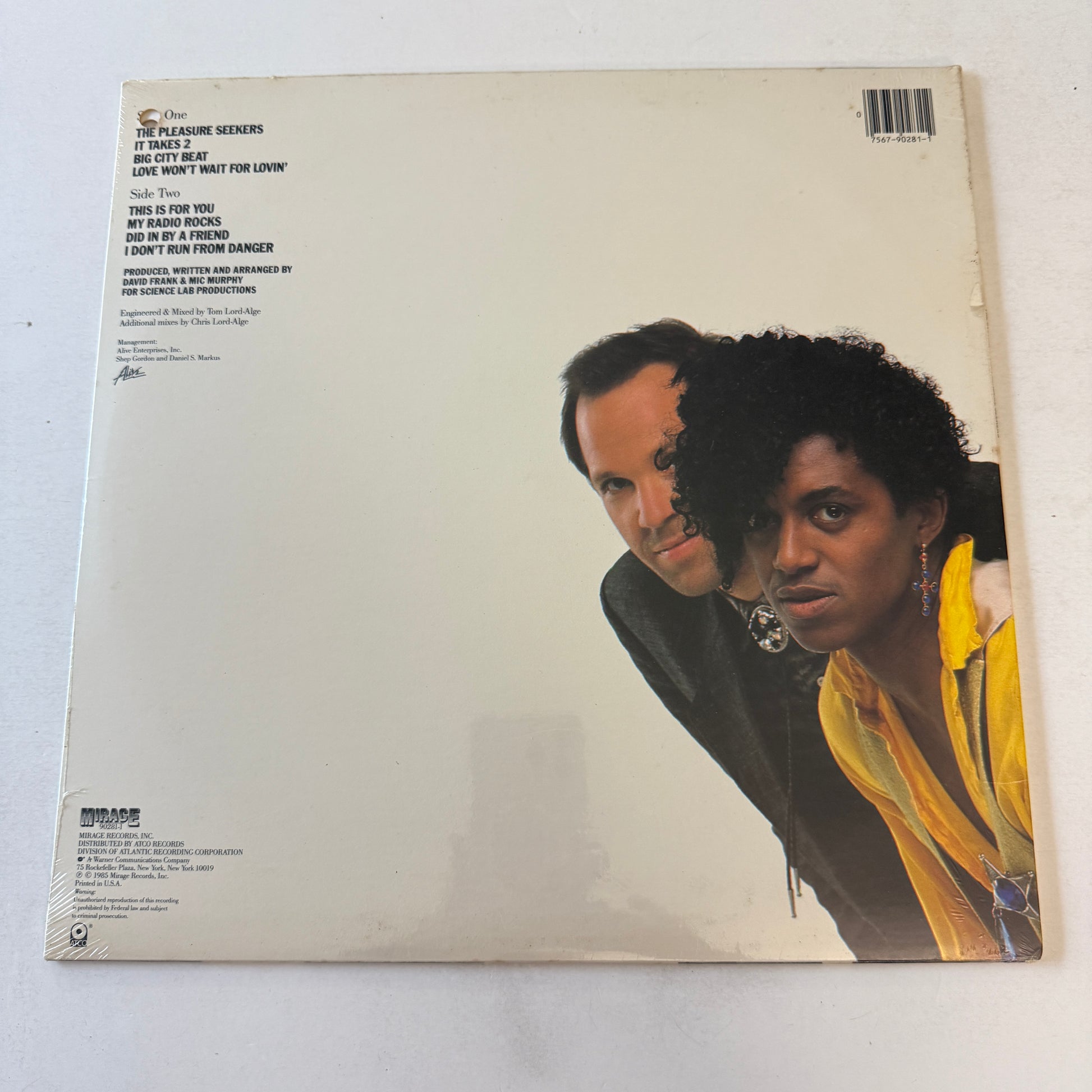 The System The Pleasure Seekers Used Vinyl LP VG\VG+