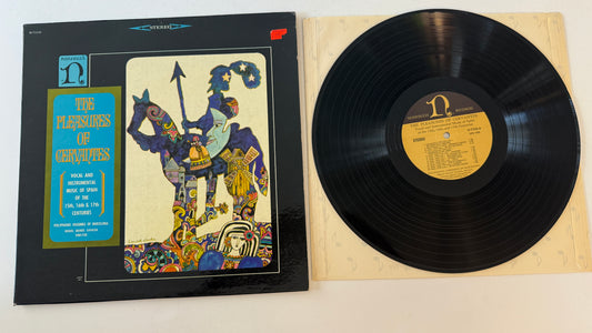 Polyphonic Ensemble Of Barcelona The Pleasures Of Cervantes: Vocal And Instrumental Music Of Spain Of The 15th, 16th & 17th Centuries Used Vinyl LP VG+\VG