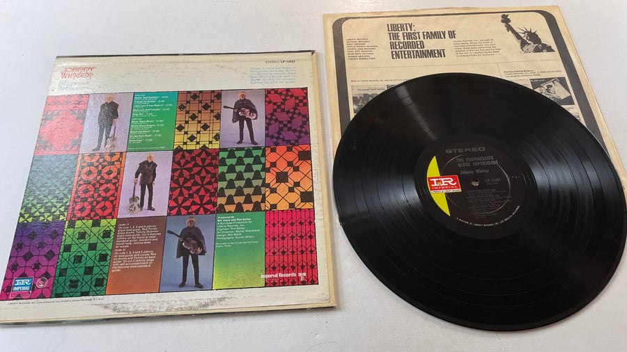 Johnny Winter The Progressive Blues Experiment Used Vinyl LP VG+\VG