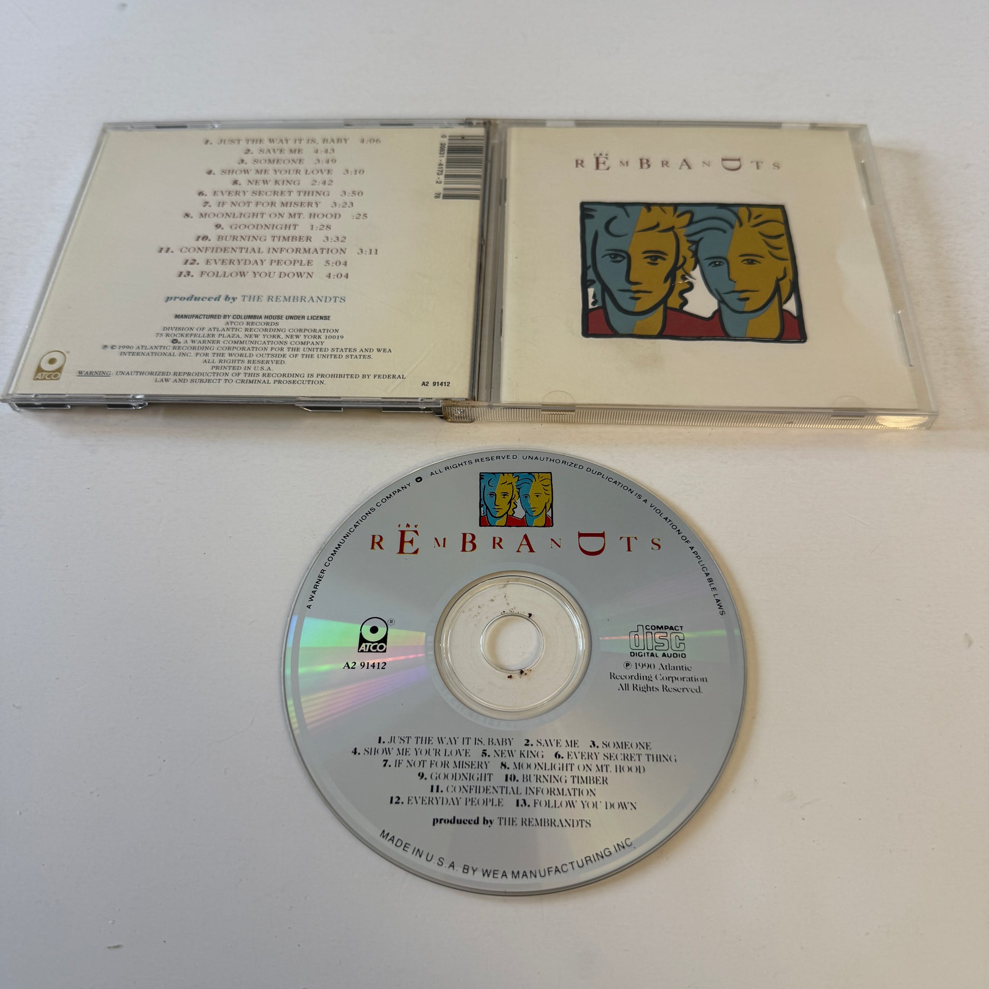 The Rembrandts The Rembrandts Used CD VG+\VG+