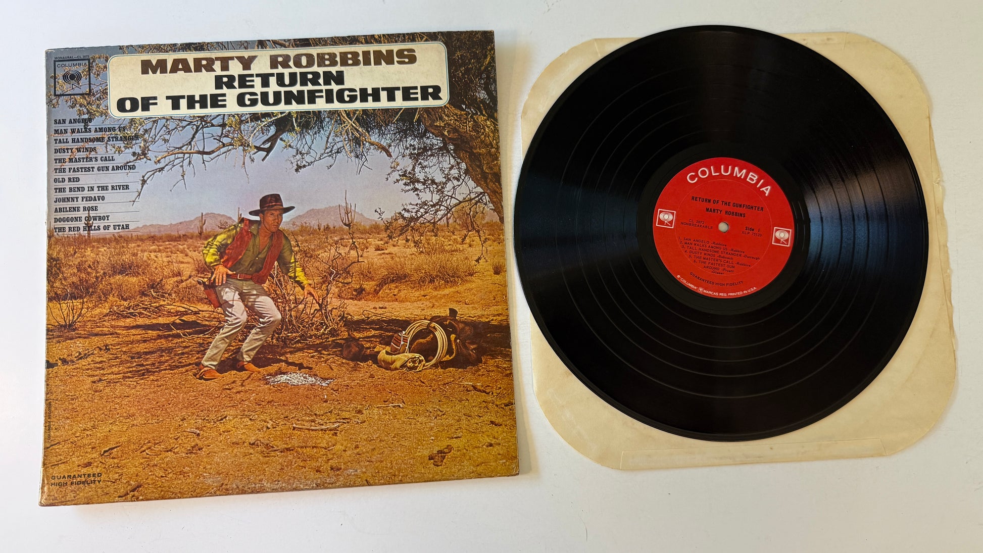Marty Robbins The Return Of The Gunfighter Used Vinyl LP VG\VG