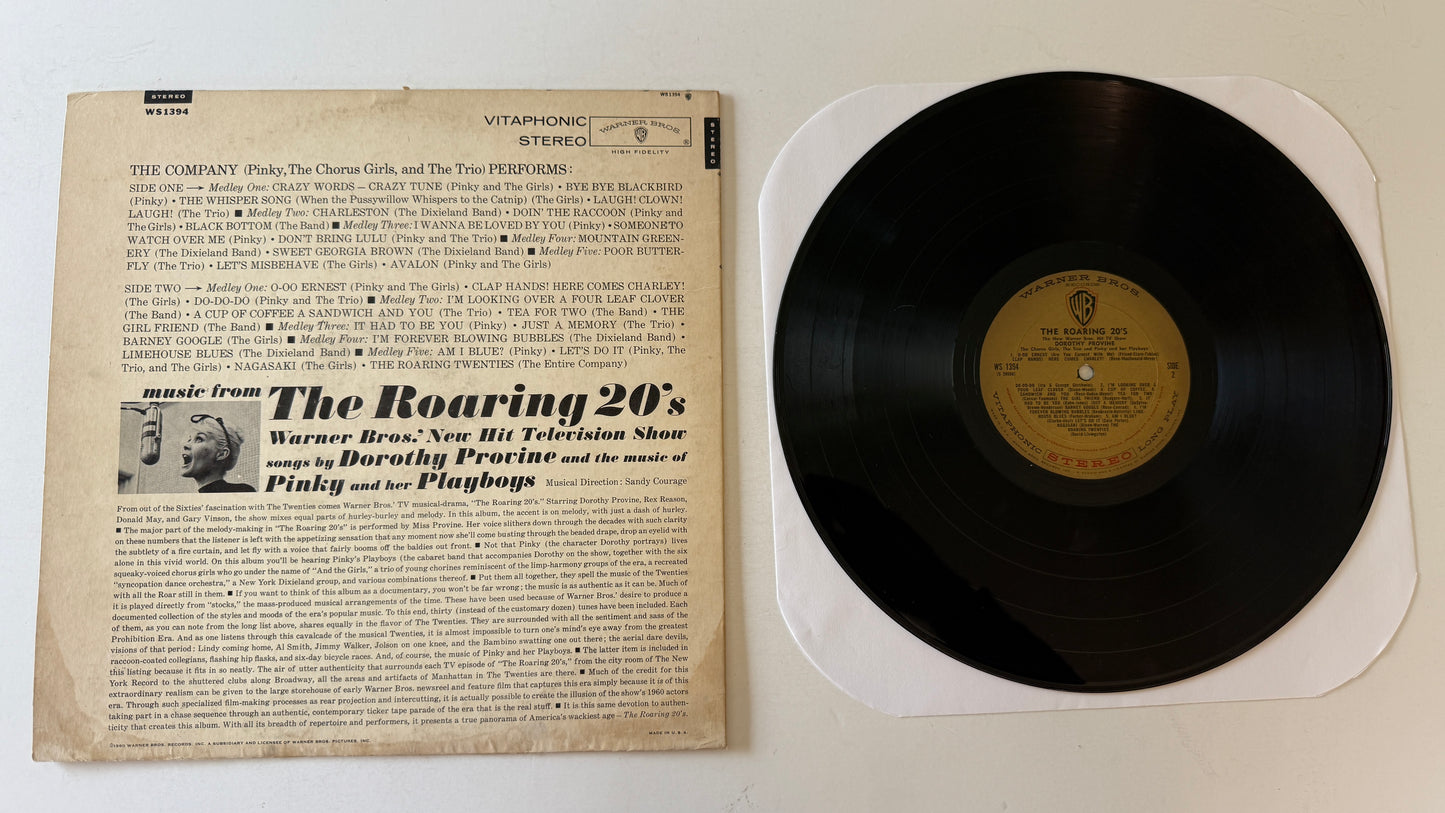 Dorothy Provine The Roaring 20's Used Vinyl LP VG+\VG