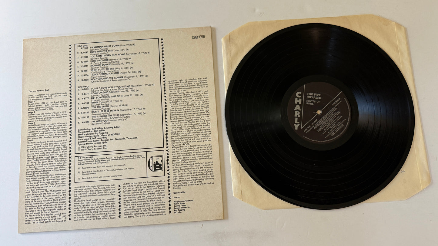 The 5 Royales The Roots Of Soul Used Vinyl LP VG+\VG+