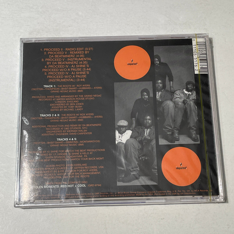 The Roots With Roy Ayers Proceed II New Sealed CD Single M\M