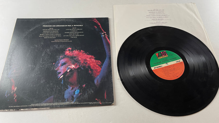 Bette Midler The Rose - The Original Soundtrack Recording Used Vinyl LP VG+\VG