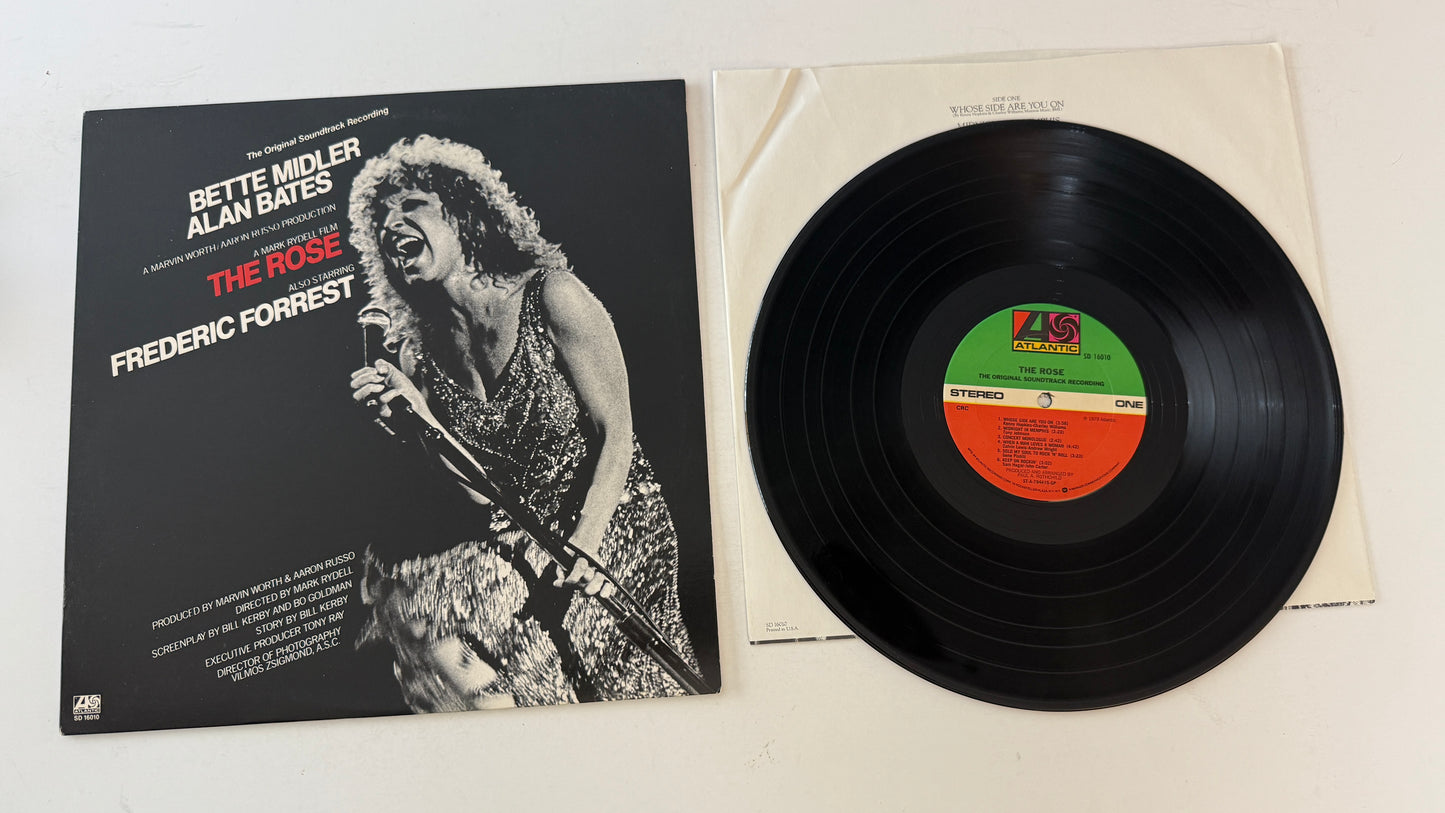 Bette Midler The Rose - The Original Soundtrack Recording Used Vinyl LP VG+\VG