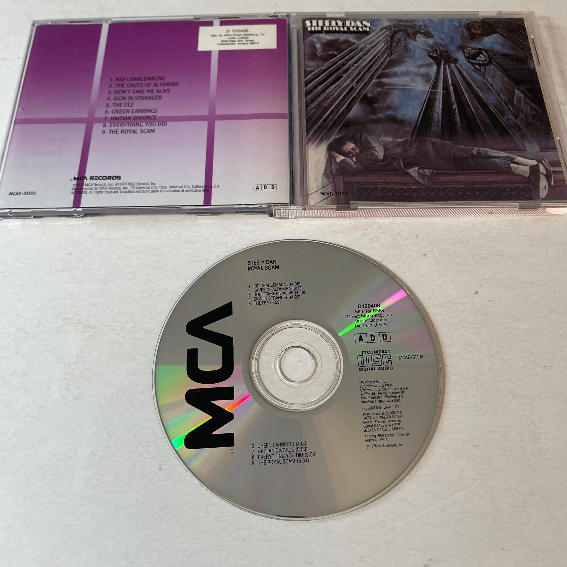 Steely Dan The Royal Scam Used CD VG+\\VG+ – Slow Turnin Vinyl, image size:1920x1920