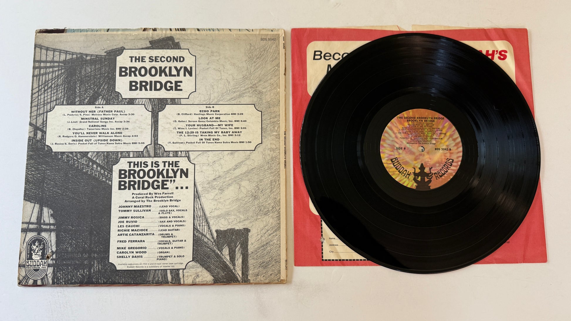 The Brooklyn Bridge The Second Brooklyn Bridge Used Vinyl LP VG+\VG