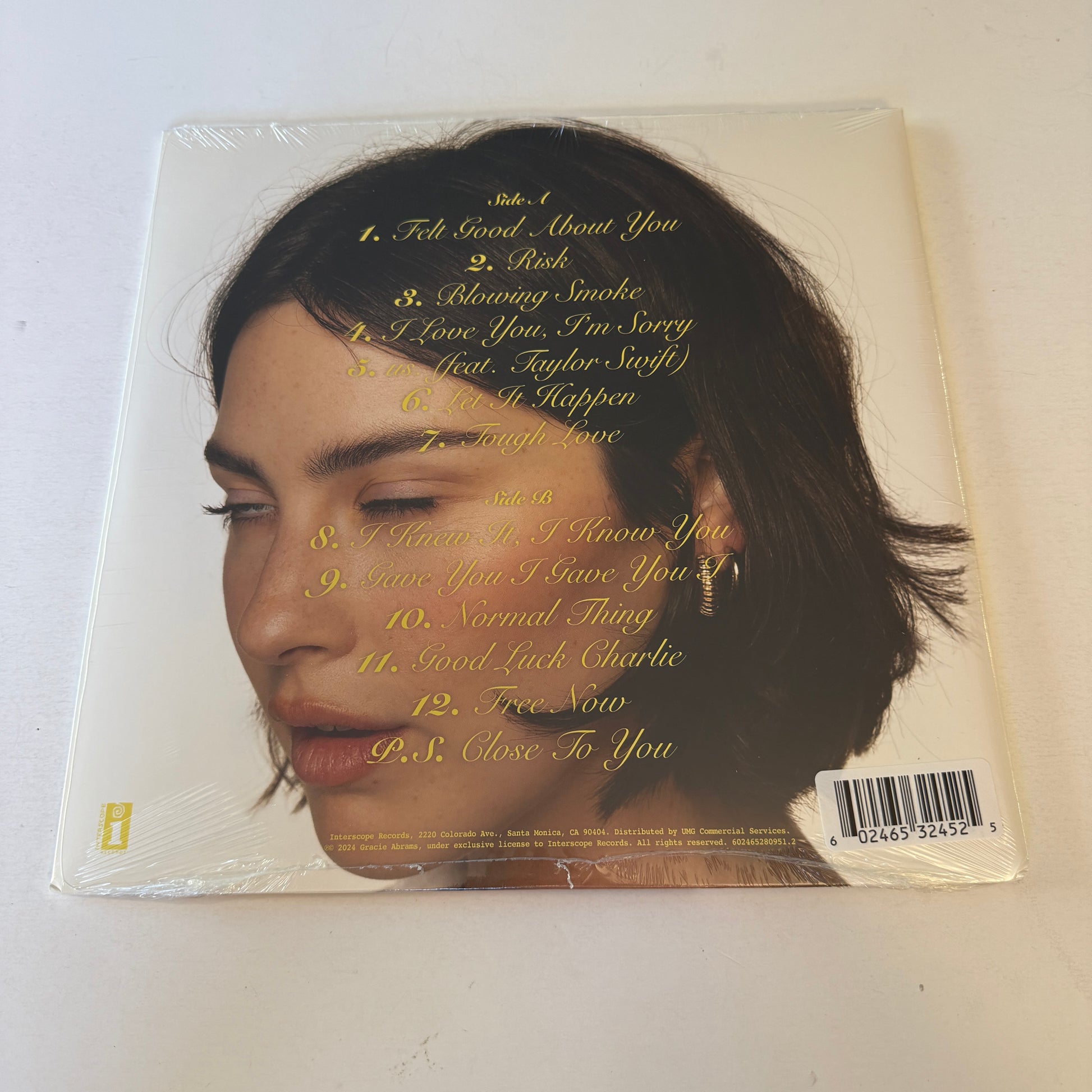 Gracie Abrams The Secret Of Us New Colored Vinyl LP M\M