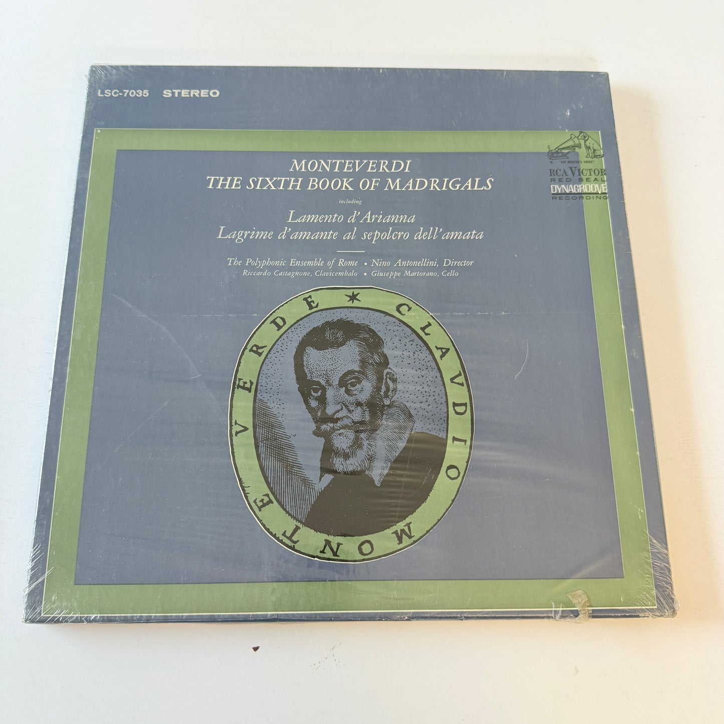 Claudio Monteverdi The Sixth Book Of Madrigals New Vinyl Box Set M\VG+