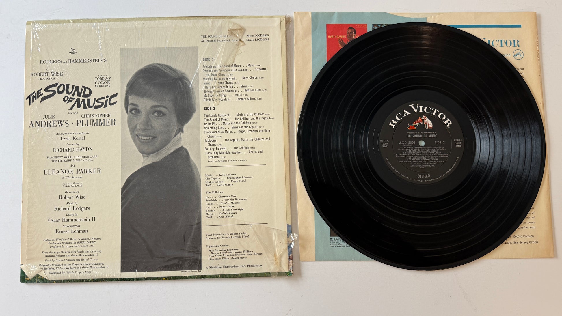 Rodgers & Hammerstein The Sound Of Music (An Original Soundtrack Recording) Used Vinyl LP VG+\VG