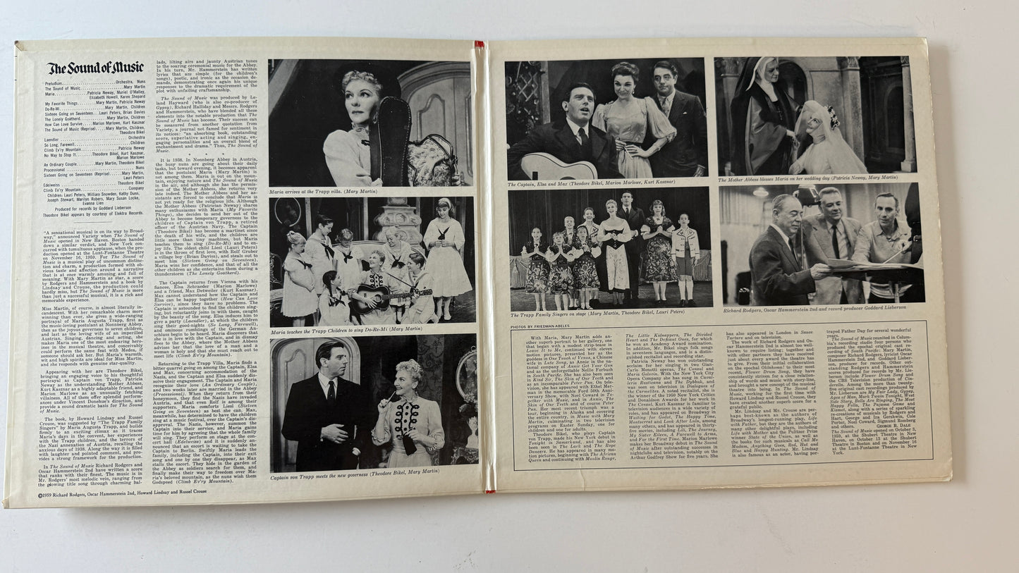 Leland Hayward The Sound Of Music (Original Broadway Cast) Used Vinyl LP VG+\VG+