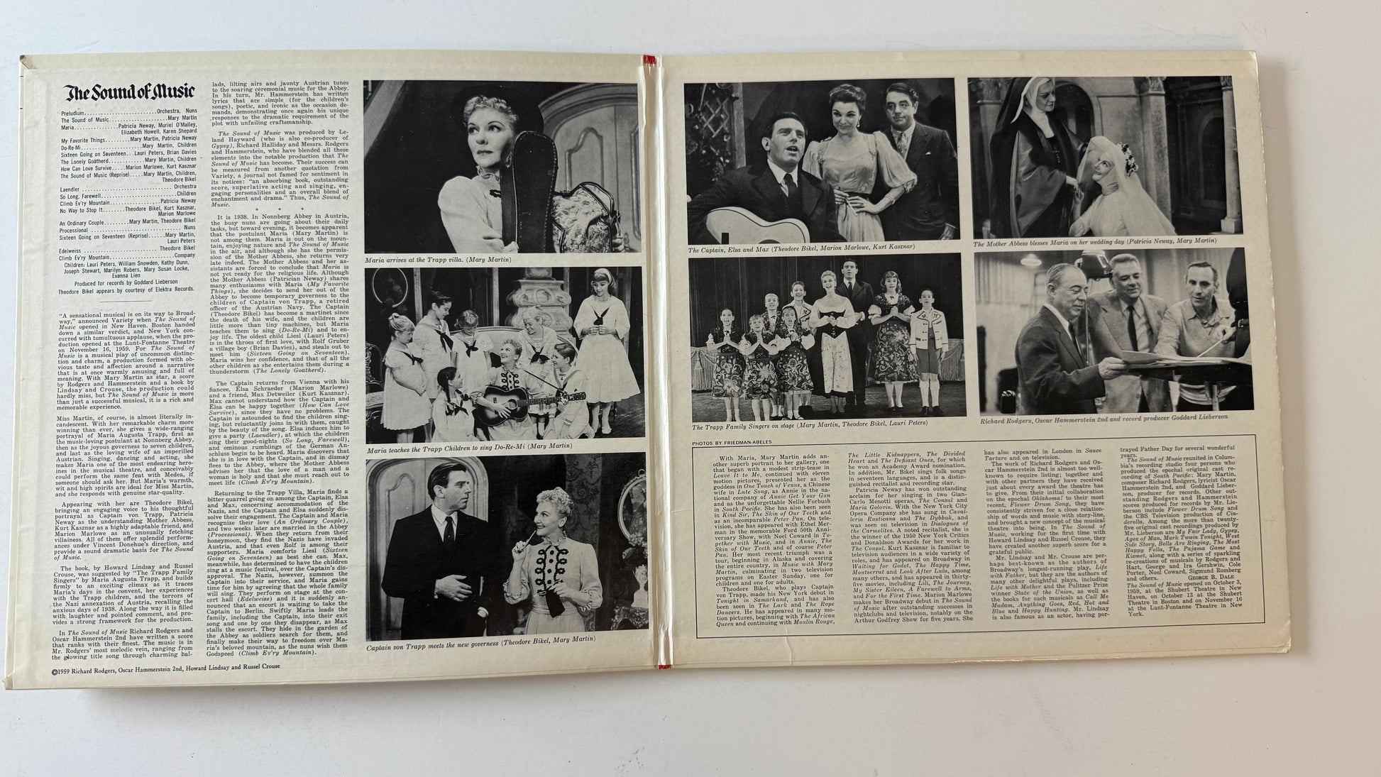 Leland Hayward The Sound Of Music (Original Broadway Cast) Used Vinyl LP VG+\VG+