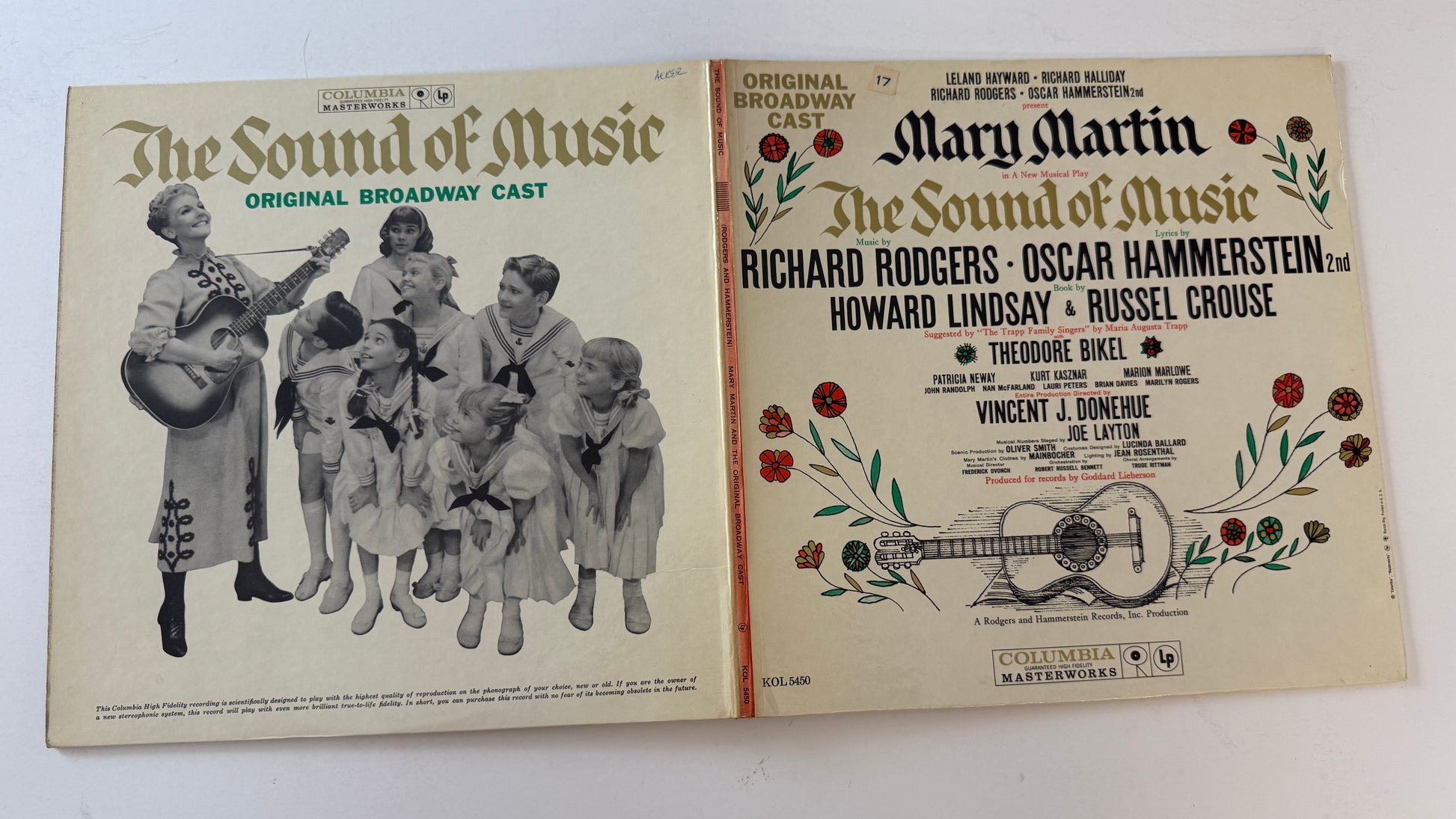 Mary Martin The Sound of Music Used Vinyl LP VG+\VG