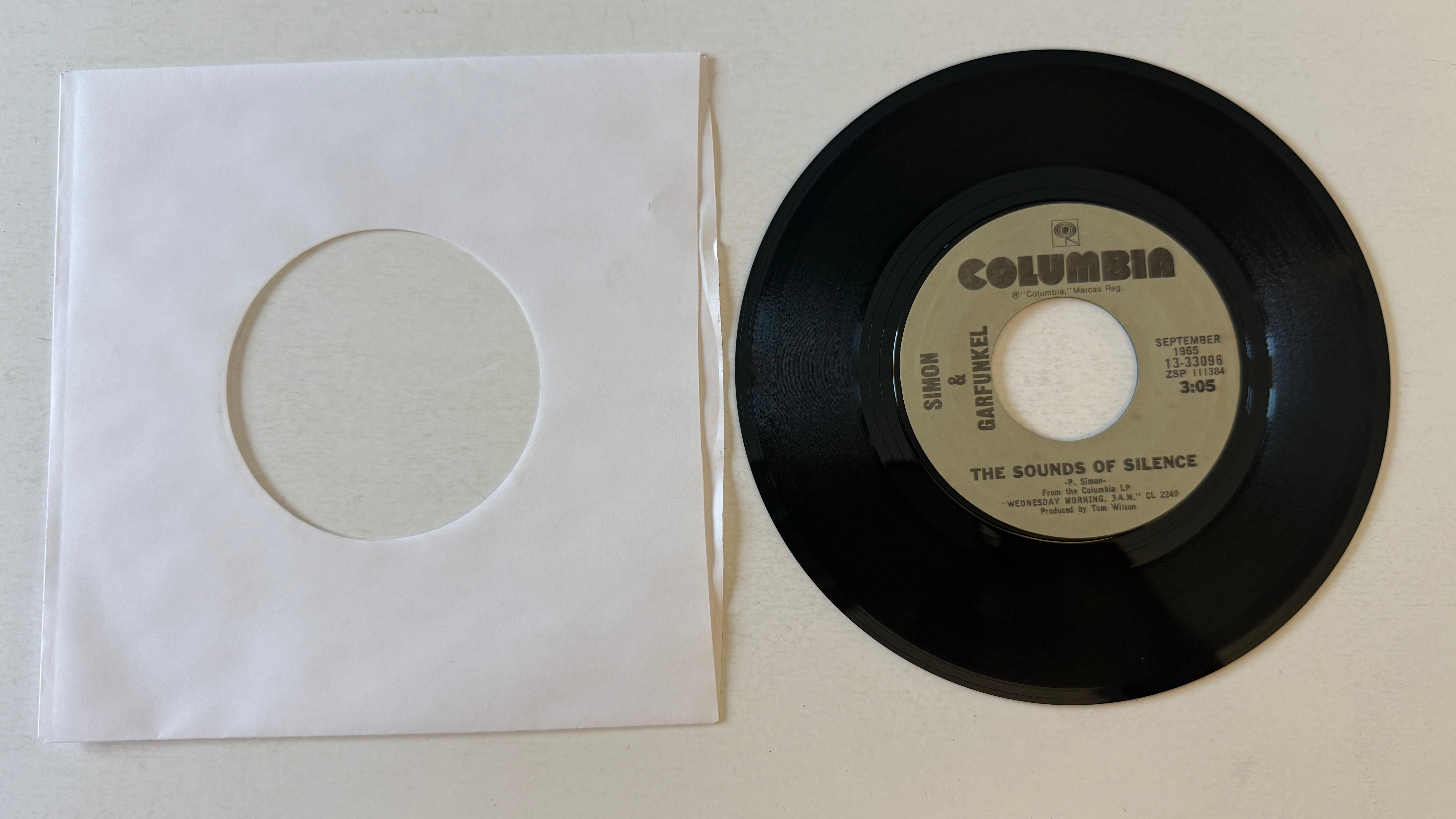 Simon & Garfunkel The Sounds Of Silence / Homeward Bound Used 45 RPM 7 ...
