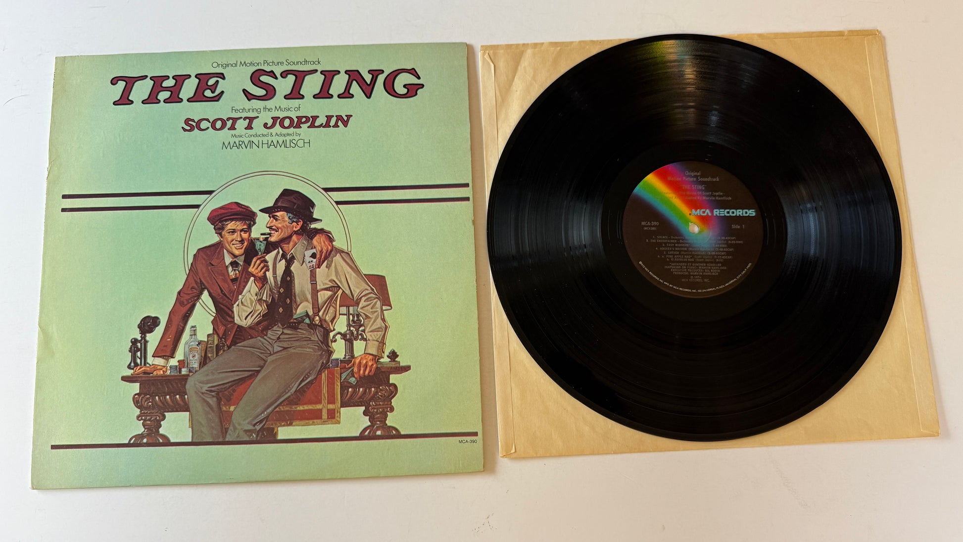 Marvin Hamlisch The Sting (Original Motion Picture Soundtrack) Used Vinyl LP VG+\VG+