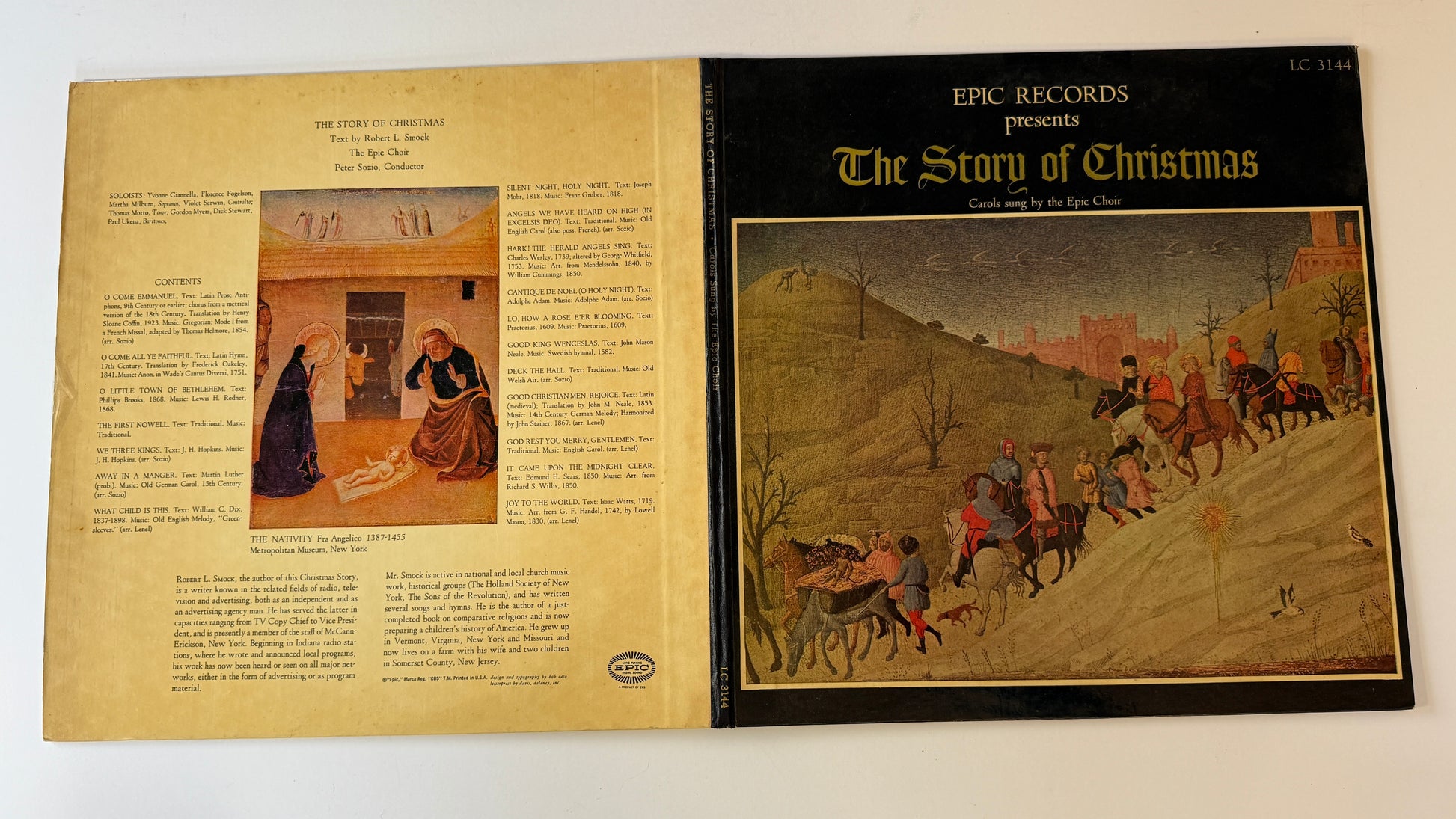 The Epic Choir The Story Of Christmas Used Vinyl LP VG+\VG+