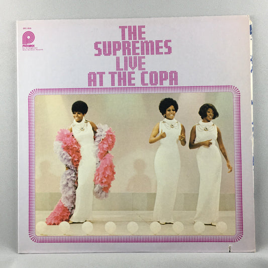 The Supremes ‎ Live At The Copa Orig Press Used Vinyl LP VG+\VG+