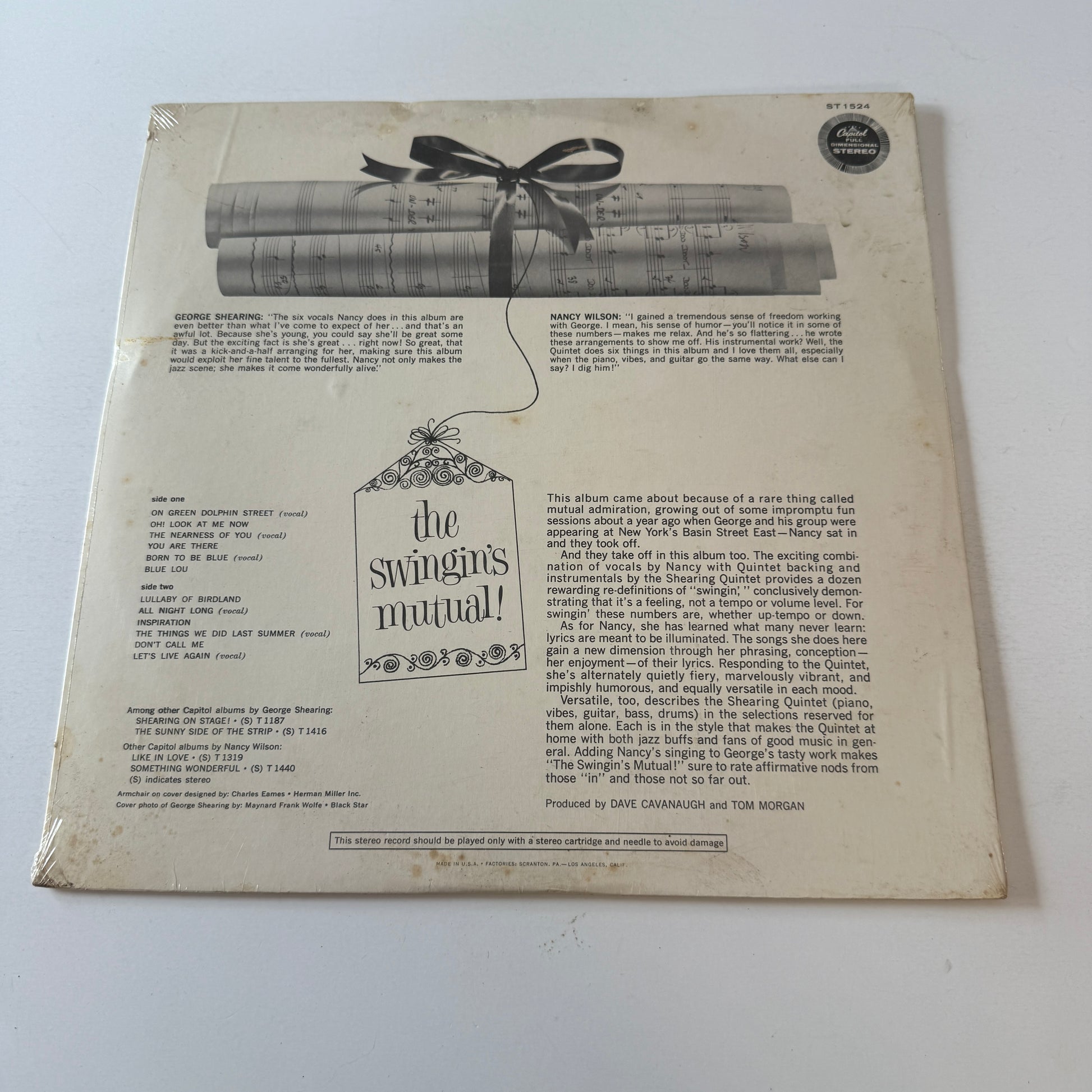 The George Shearing Quintet The Swingin's Mutual! Used Vinyl LP M\VG+