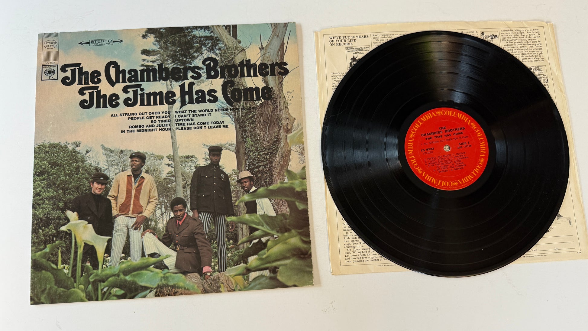 The Chambers Brothers The Time Has Come Used Vinyl LP VG+\VG