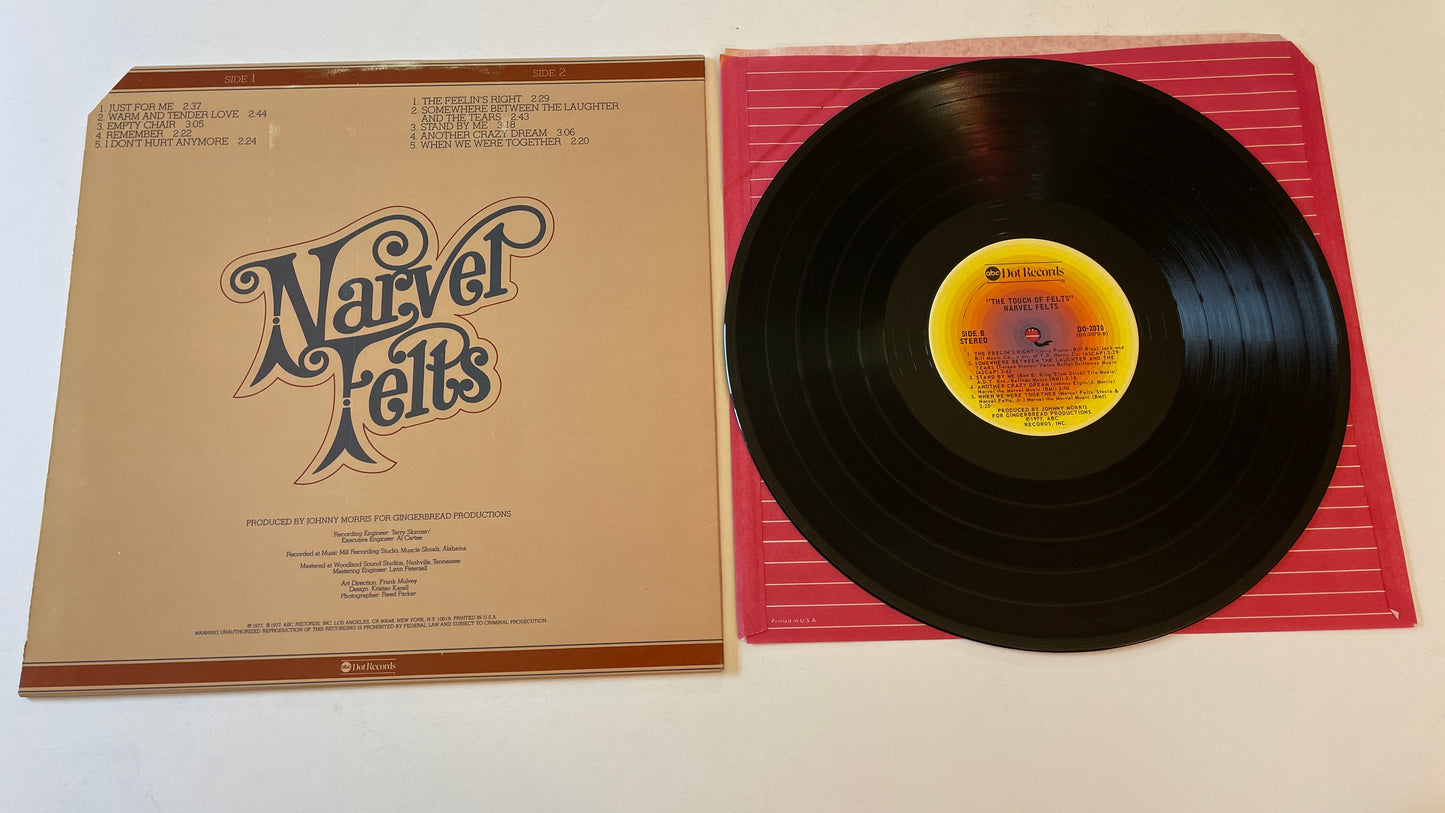 Narvel Felts The Touch Of Felts Used Vinyl LP VG+\VG+