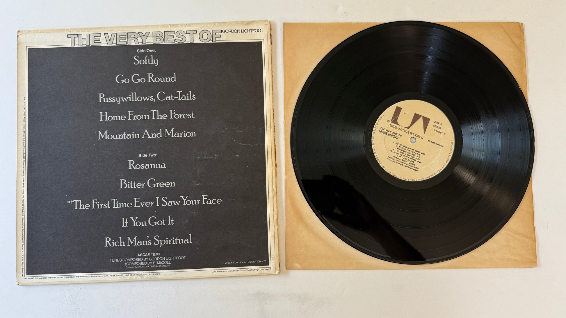 Gordon Lightfoot The Very Best Of Gordon Lightfoot Vol. II Used Vinyl LP VG+\VG