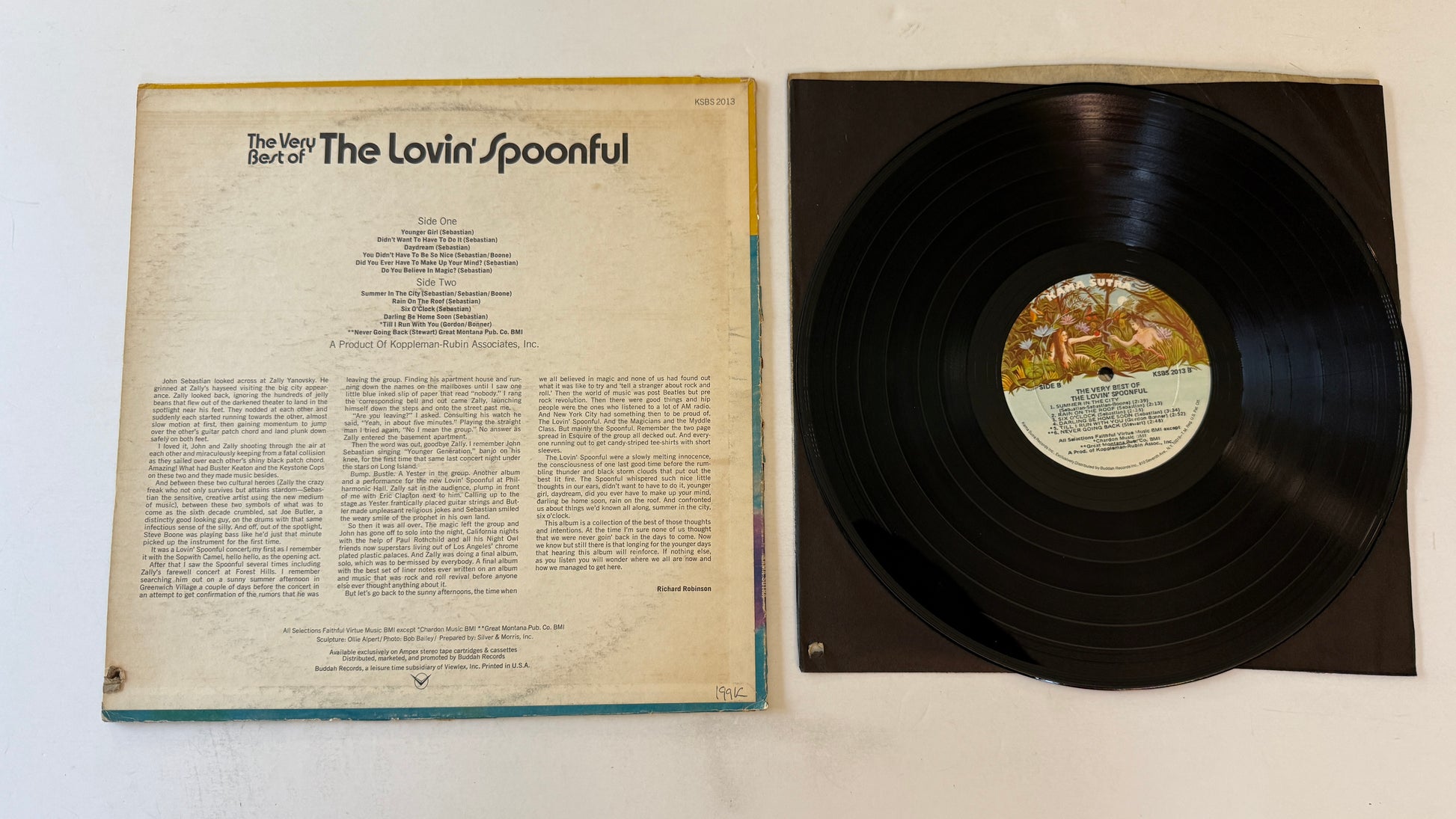 The Lovin' Spoonful The Very Best Of The Lovin' Spoonful Used Vinyl LP VG+\VG