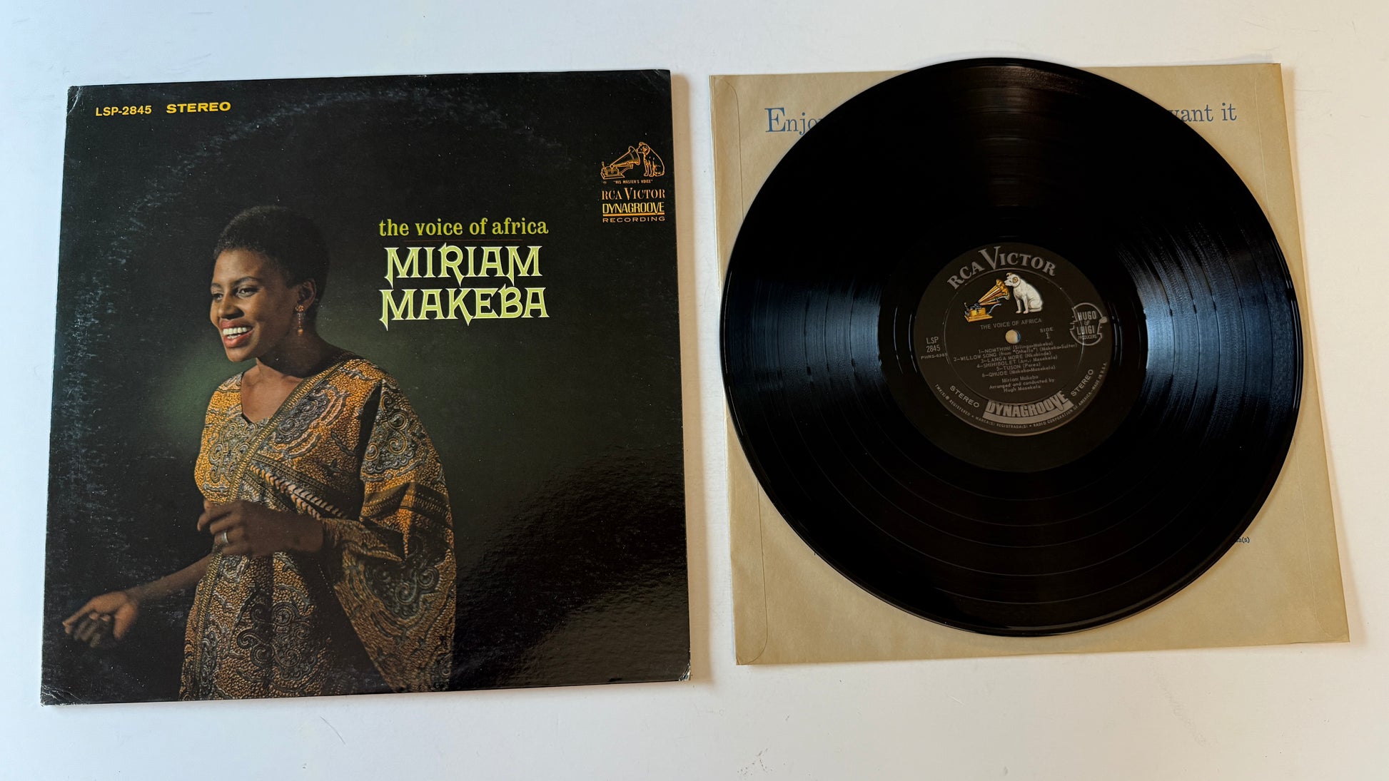 Miriam Makeba The Voice Of Africa Used Vinyl LP VG+\VG